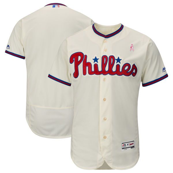 Men Philadelphia Phillies Blank Gream Mothers Edition MLB Jerseys->san francisco giants->MLB Jersey